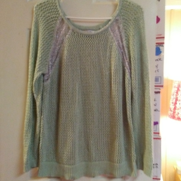 Jennifer Lopez Sweaters - Jennifer Lopez Sparkly Loose Knit Sweater